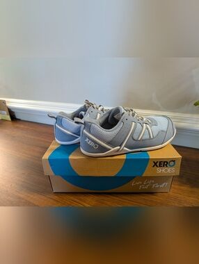 XERO women's Dusty Blue  Prio 8.5 Barefoot wide Toe Box